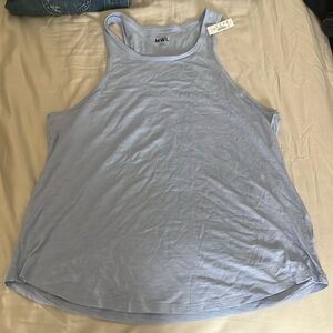 MADEWELL, baby blue tank flared. NWT LARGE